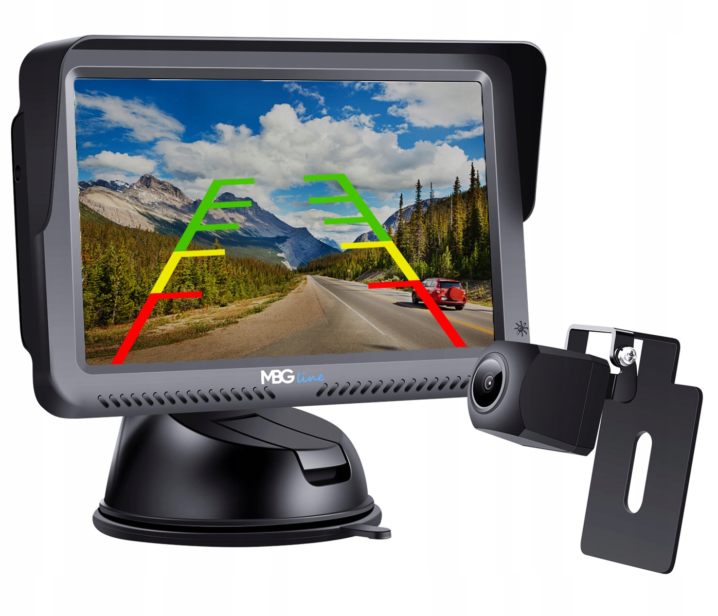 

Zestaw Kamera Cofania Monitor 5'' Bus Van Ahd Ips