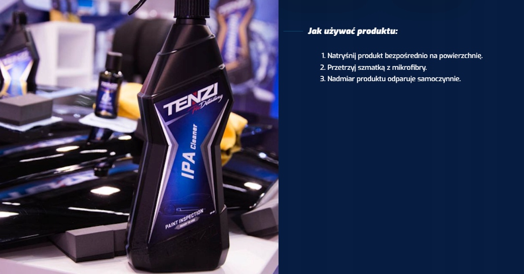 Odtłuszczacz IPA Cleaner Pro Detailing 700ml Producent Tenzi