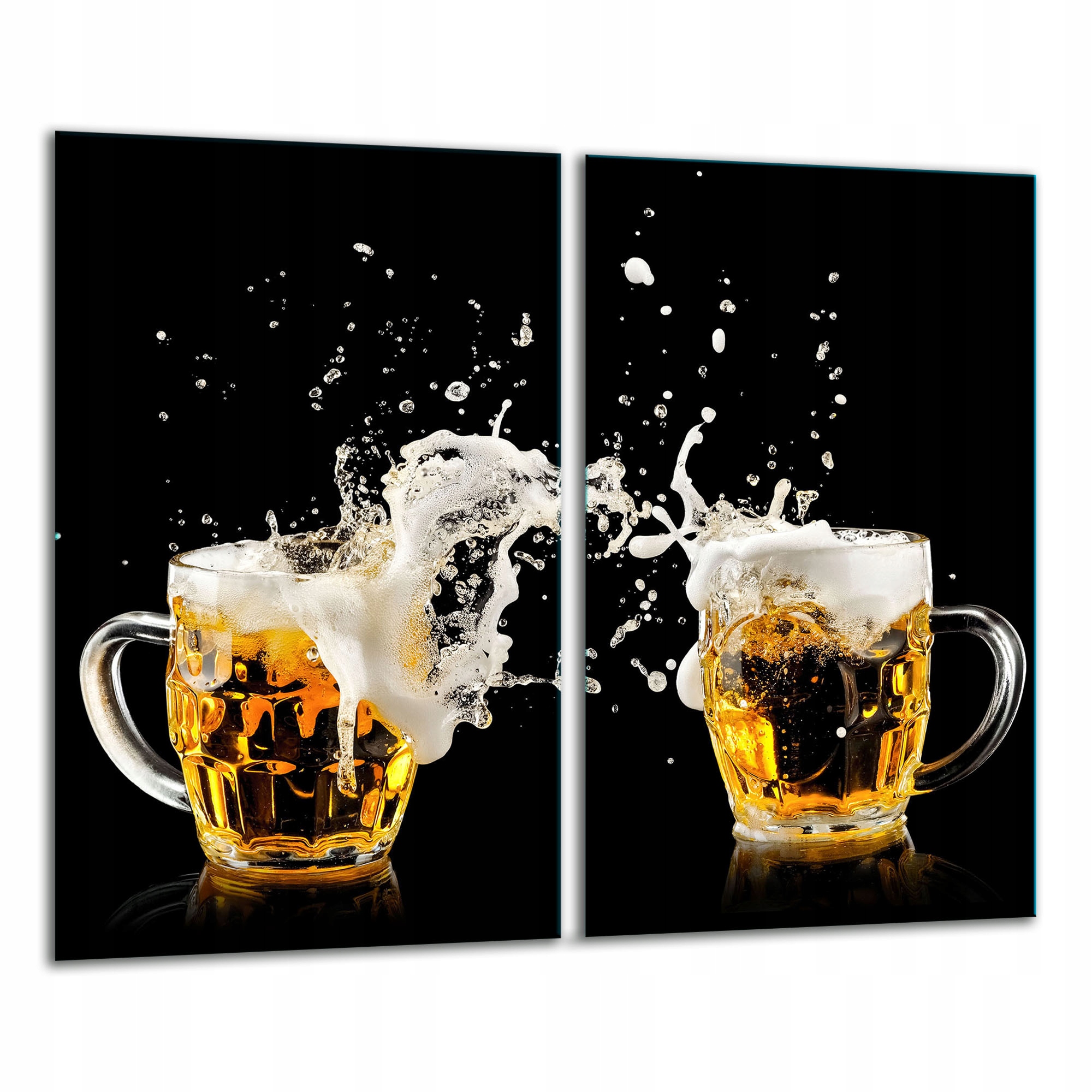 2x Ochranná Skleněná Deska Na Sporák 30X52 Pivo Tvrzené Sklo Kuchyně 7W