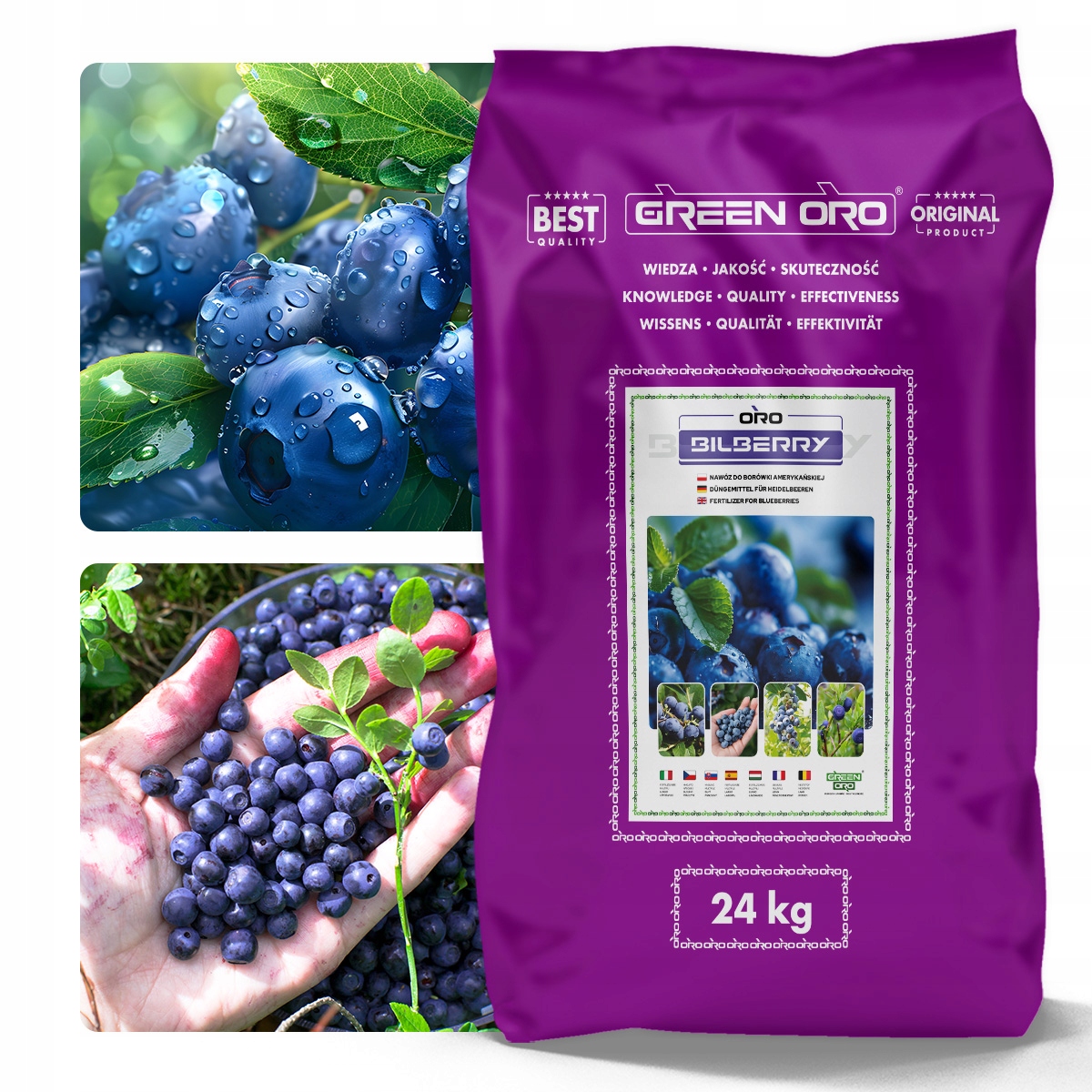 Hnojivo do čučoriedok 5 kg dlhotrvajúce do 100 dní Oro Bilberry