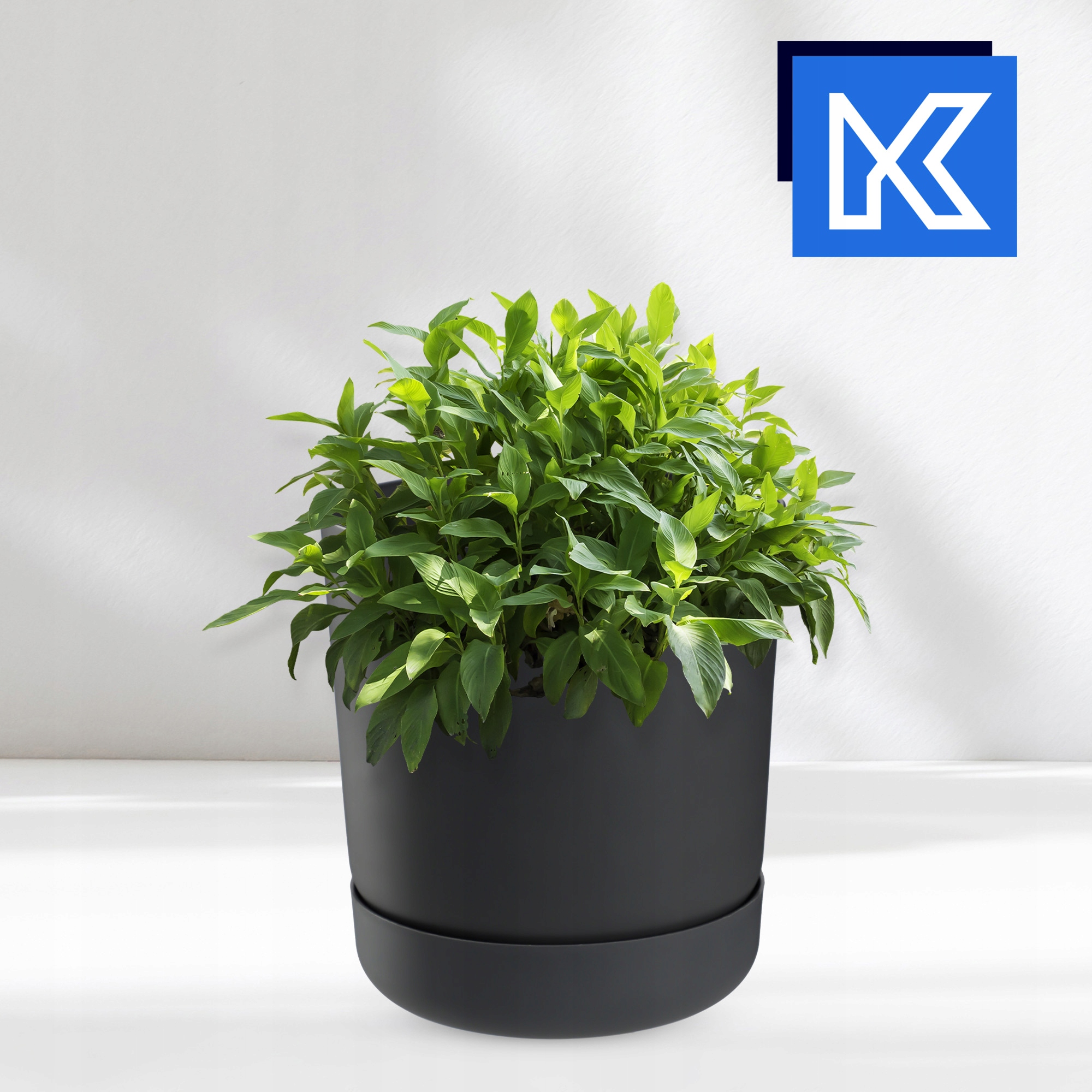 DONICZKA DONICA Z PODSTAWKĄ 20cm ANTRACYT Stan opakowania oryginalne