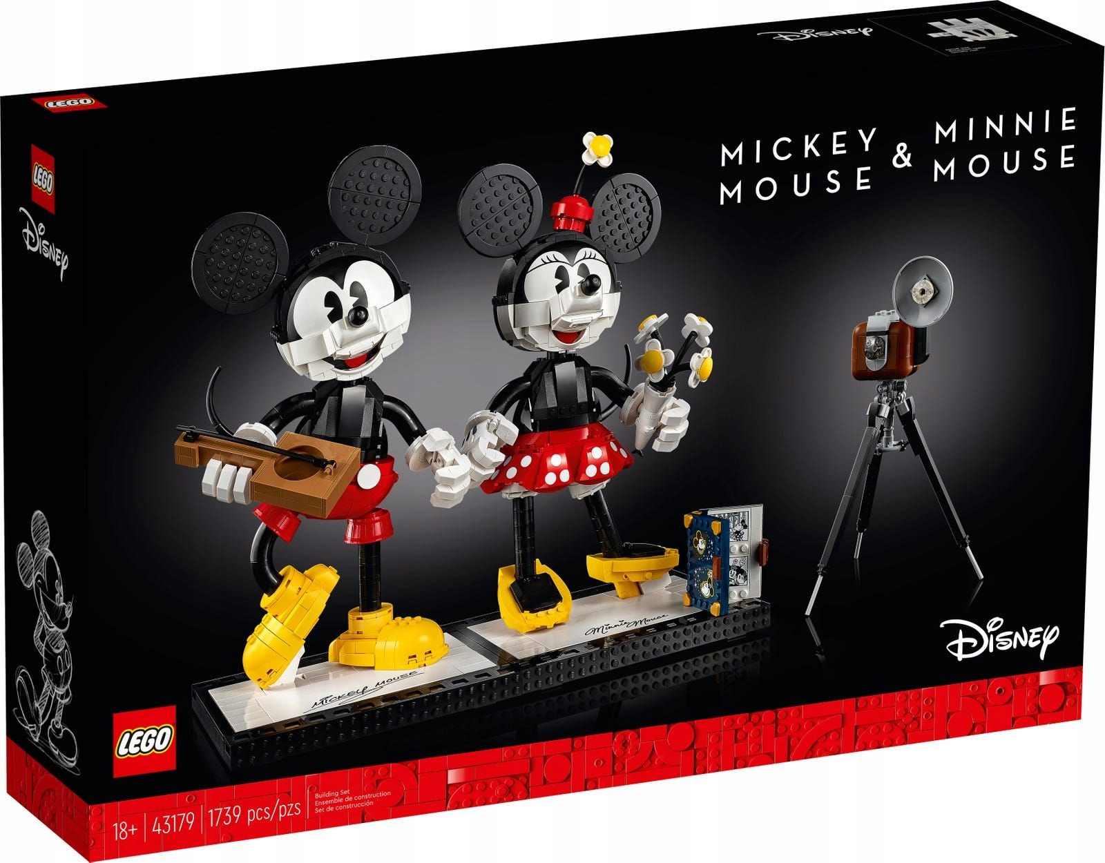 Lego 43179 Disney Mickey Mouse a Minnie Mouse k sestavení