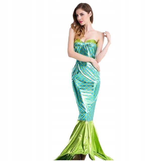 

Strój piękna Syrenka syrena sukienka Karnawał S