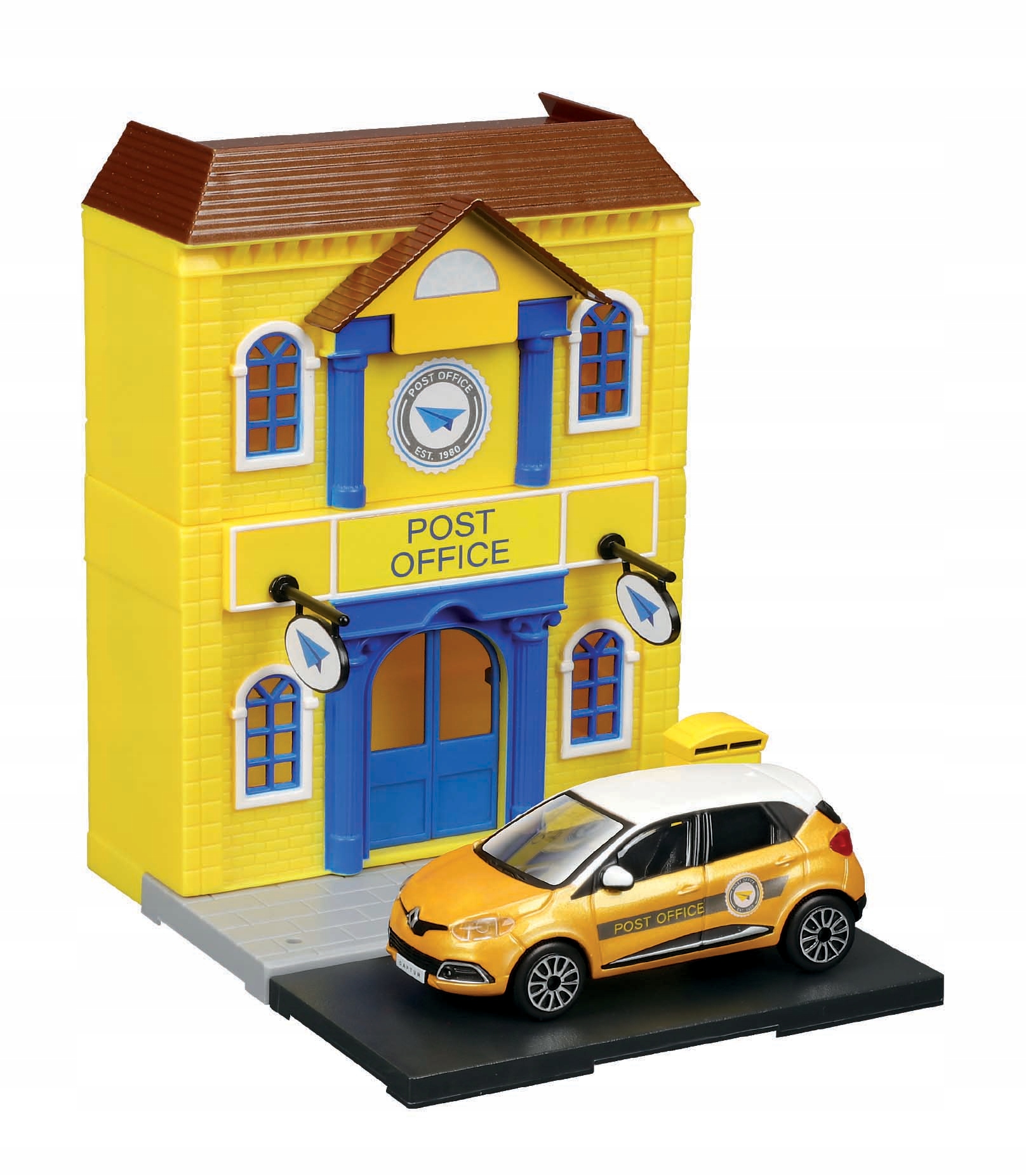 MIASTO BBURAGO Poczta + RENAULT CAPTUR 1:43 Kod producenta 18-31512