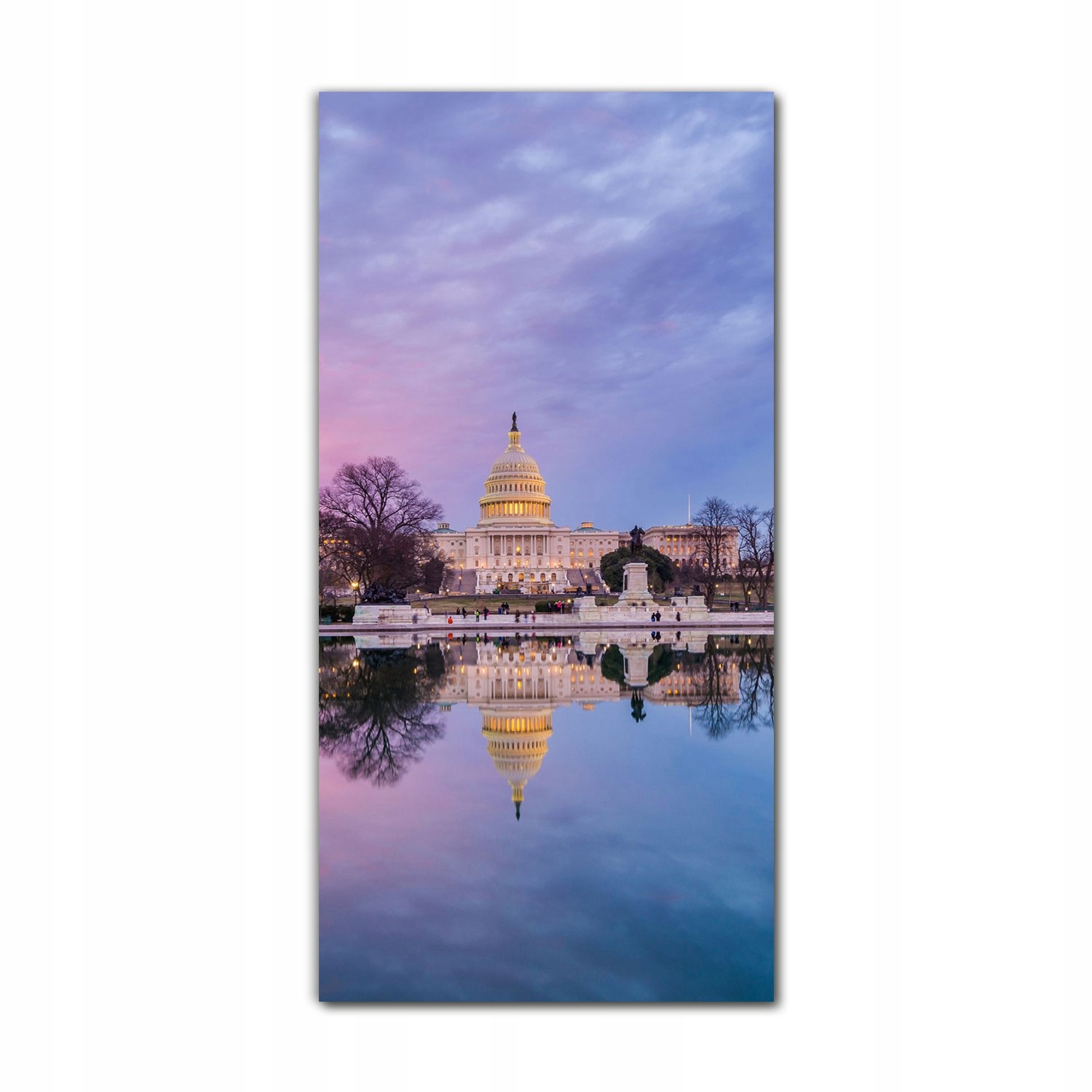 

Foto szklane do sypialni 70x140 Waszyngton słońce
