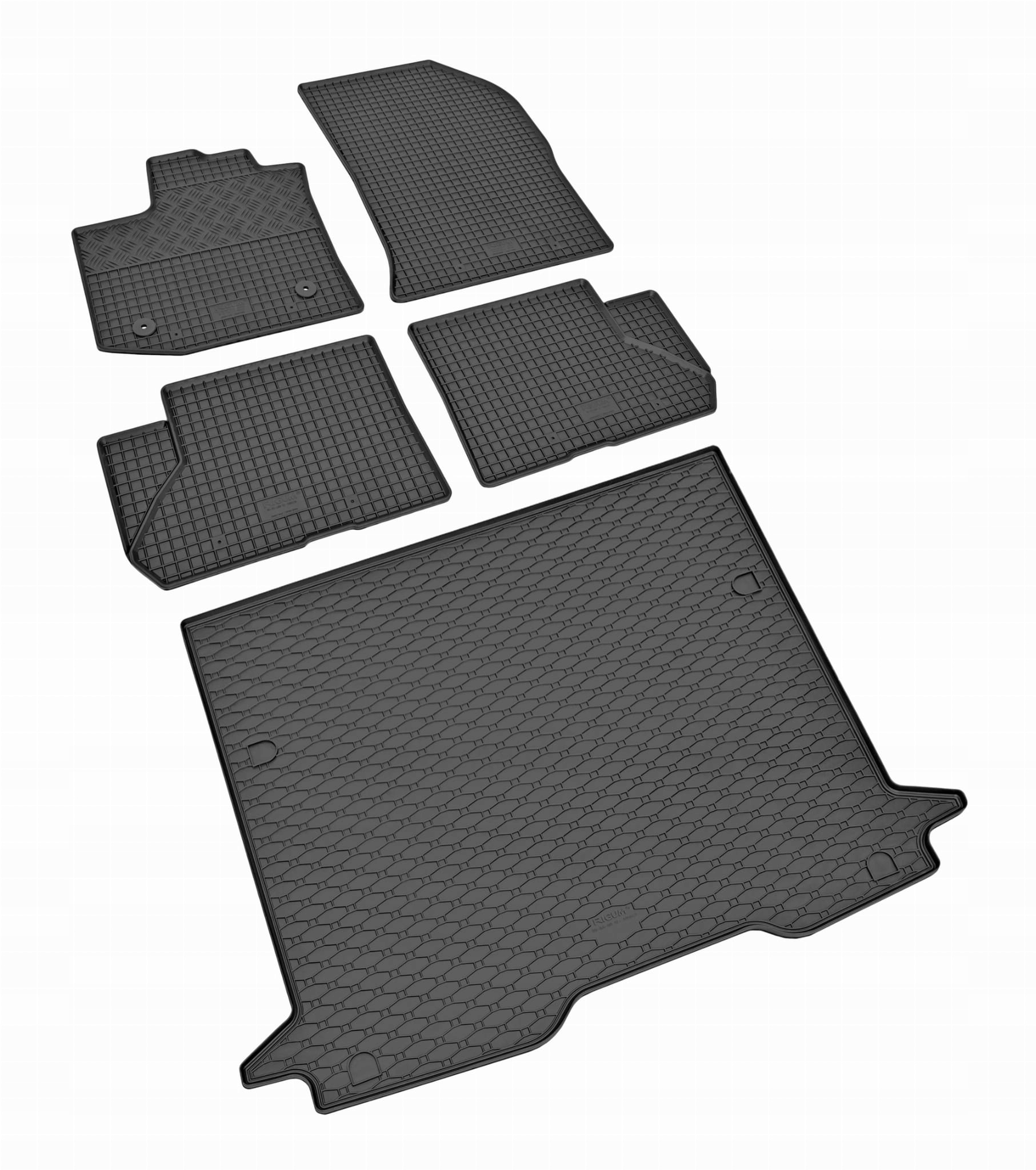 Dywaniki i mata do Dacia Dokker 5 miejsc 2012-2021 Numer katalogowy producenta 900620+405057