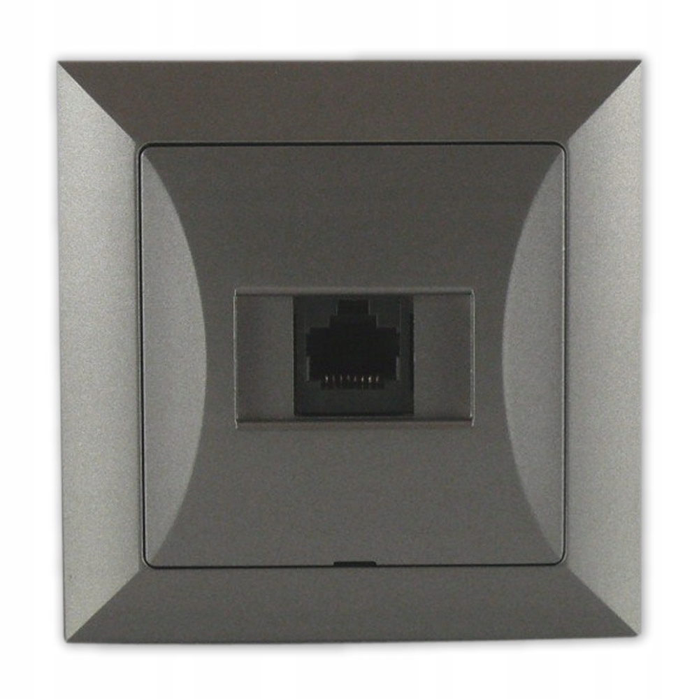 

Opal Gniazdo Komputerowe RJ45 RJ-45 Grafit