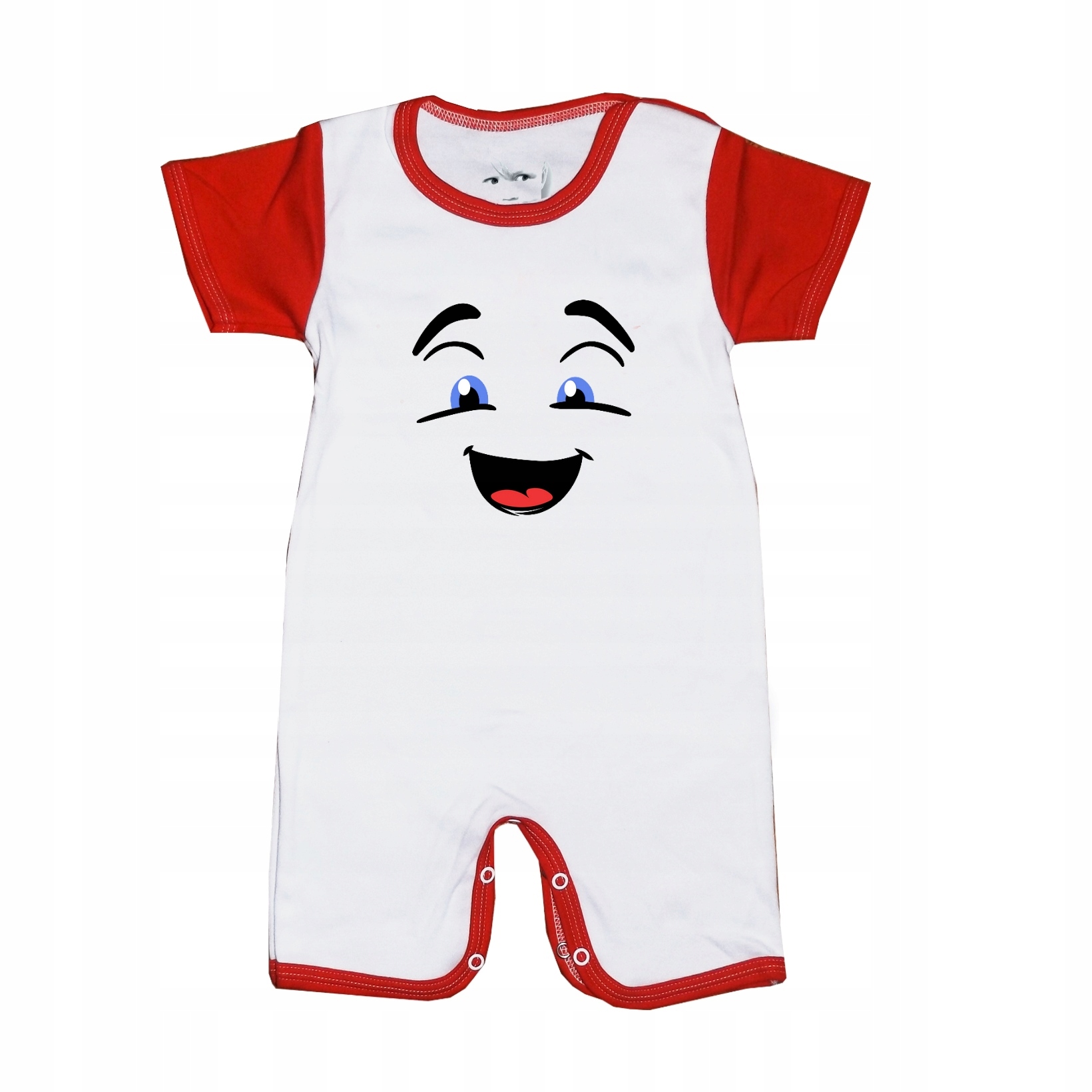 

Rampers 86 Pajac Śpioch krótki z nadrukiem CZERW_2