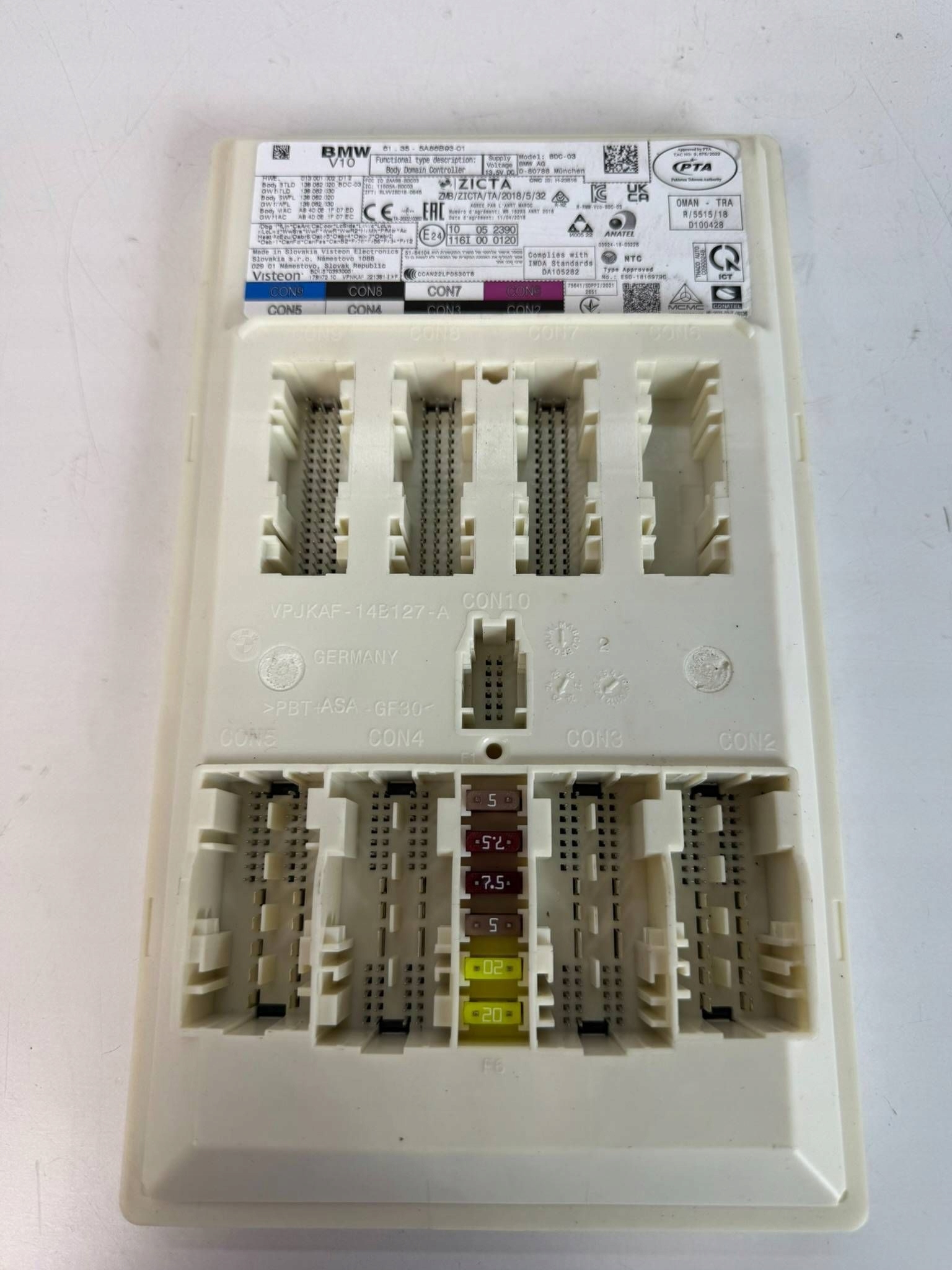 BMW 4 i4 g26 5a86b93 Unité commande confort