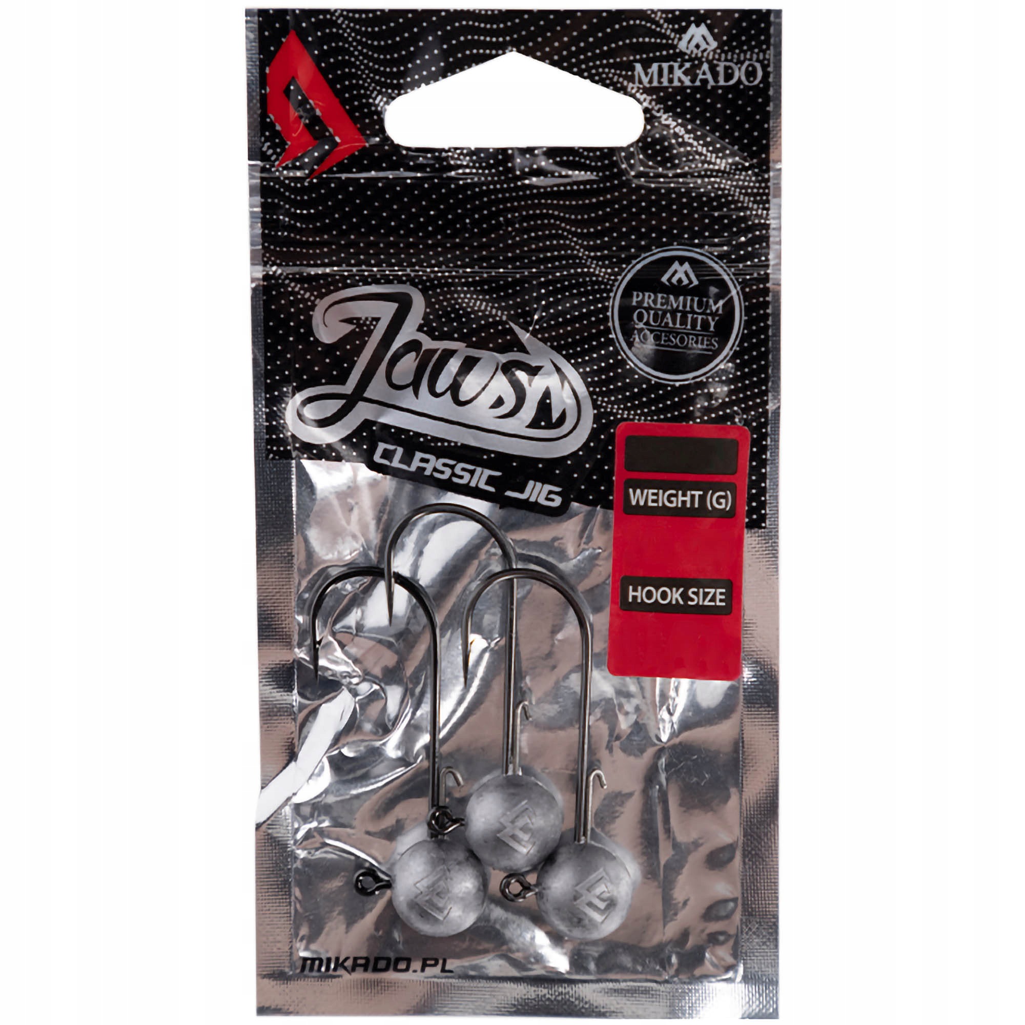 Główki Jigowe Mikado Jaws Classic 12g Rozm 1/0 Bn