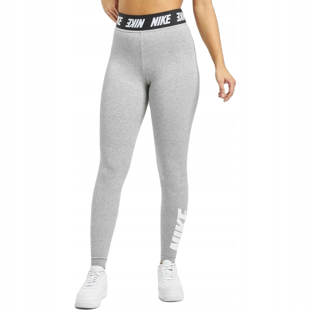 Legginsy damskie Nike W LGGNG CLUB HW szare AH3362 063 - Cena, Opinie –  Sklep