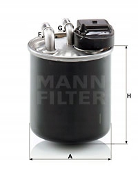 WK 820/20 - Топливный фильтр MANN-FILTER WK820 / 20 WK82020 купить на ...