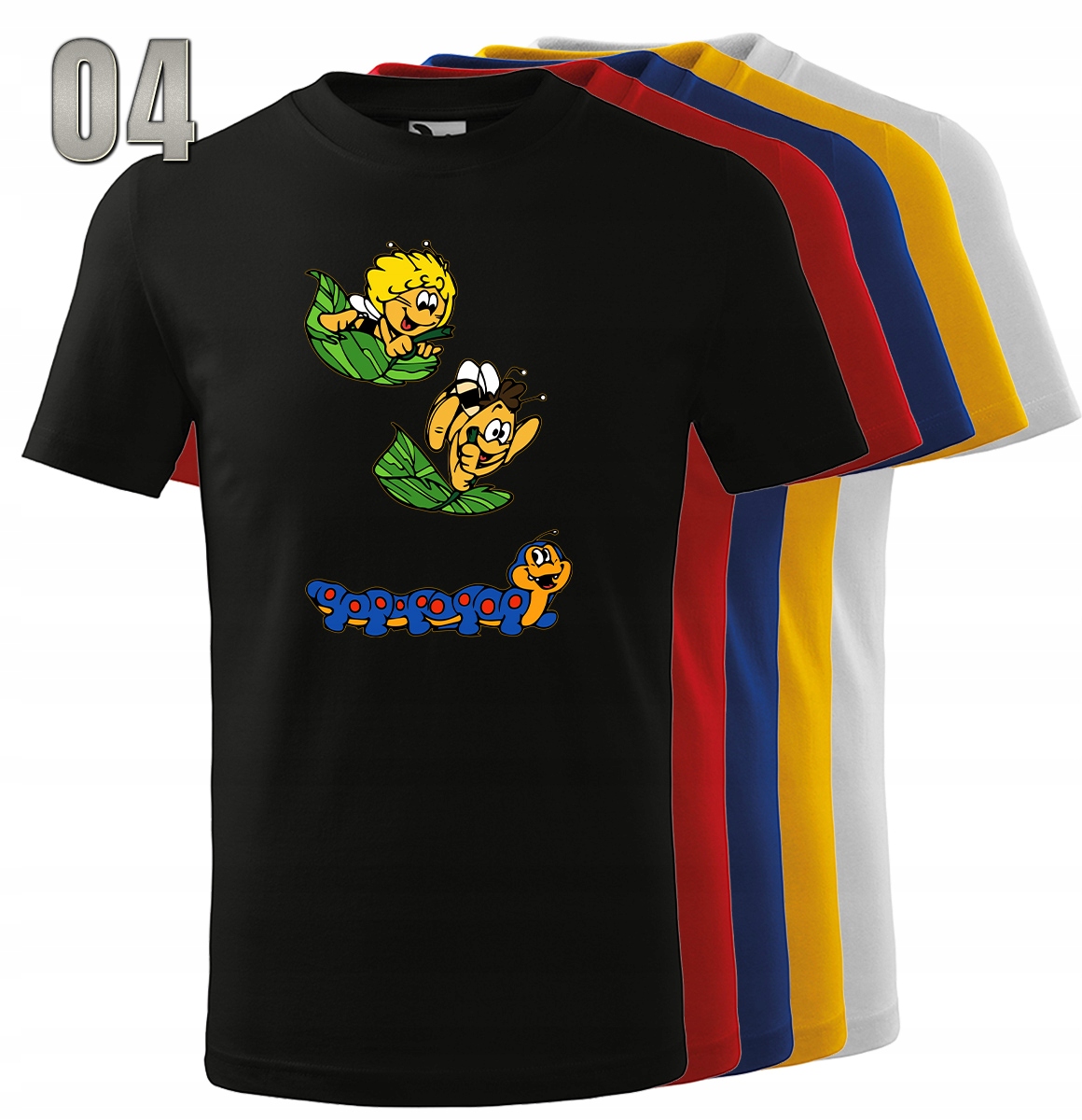 KOSZULKA MĘSKA PSZCZÓŁKA MAJA XXL Kolor wielokolorowy