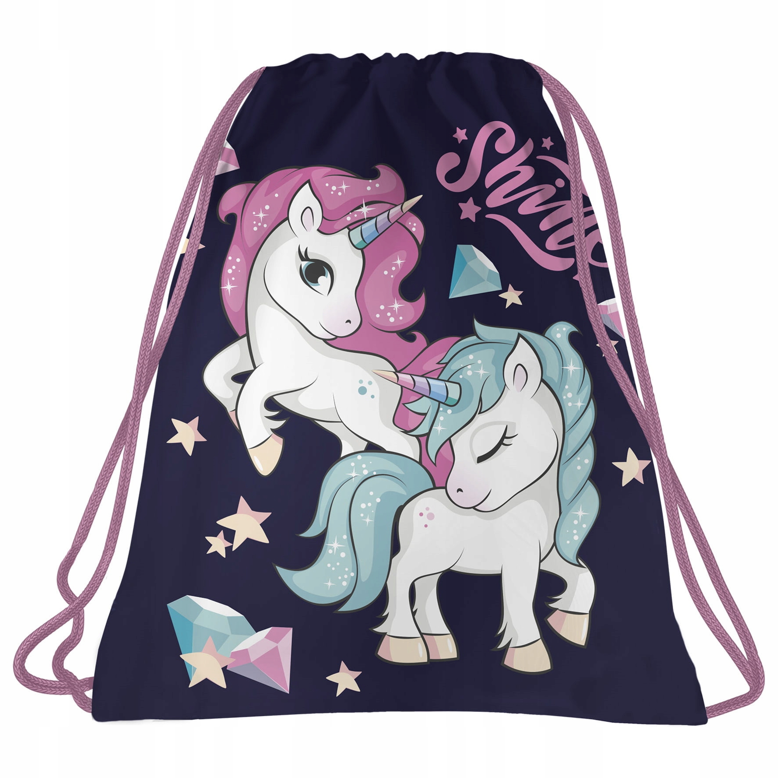 TORNISTER DZIEWCZĘCY JEDNOROŻEC ZESTAW 5el UNICORN Liczba kieszeni 3