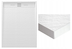 Sprchová Vanička Obdélníková 120 x 90 Bílá Kompozit Viva