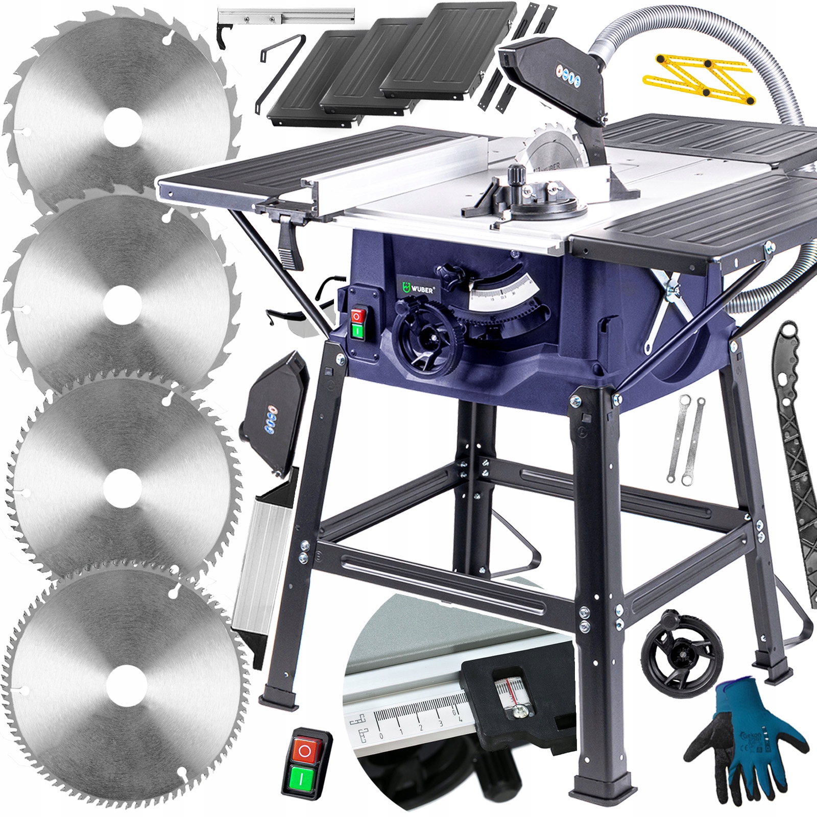 Stolní Pila Krajzega Kotoučová Pila Na Dřevo Cirkulárka 4 Kotouče 3 Desky