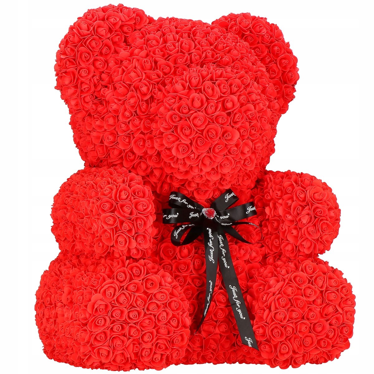 

Miś Z Róż Na Walentynki XXL 70cm Rose Bear