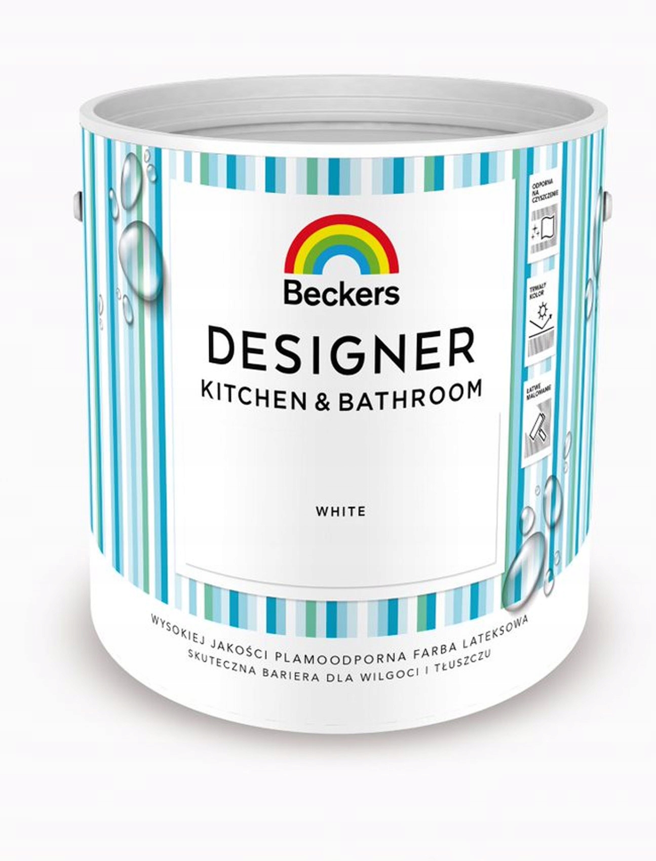 Beckers Designer Kitchen & Bathroom White Biały Mat 2,5L