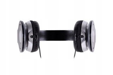 Stereofoniczne słuchawki z mikrofonem City Black