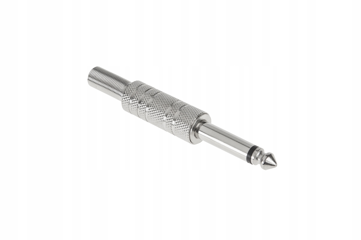 Wtyk Jack 6,3mm mono metal