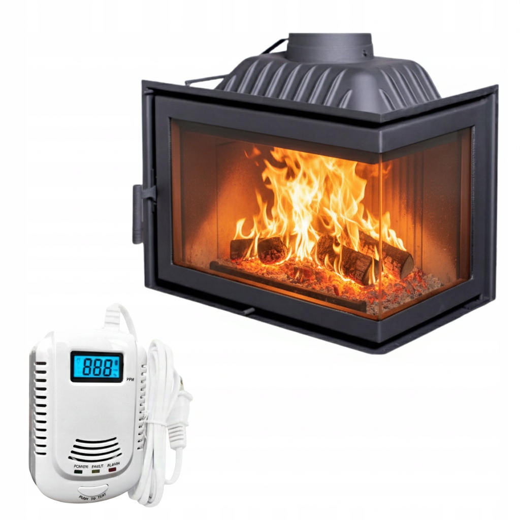 Krbová vložka Heating Eko Projekt Pravá 14 kW Sys Čisté sklo Senzor