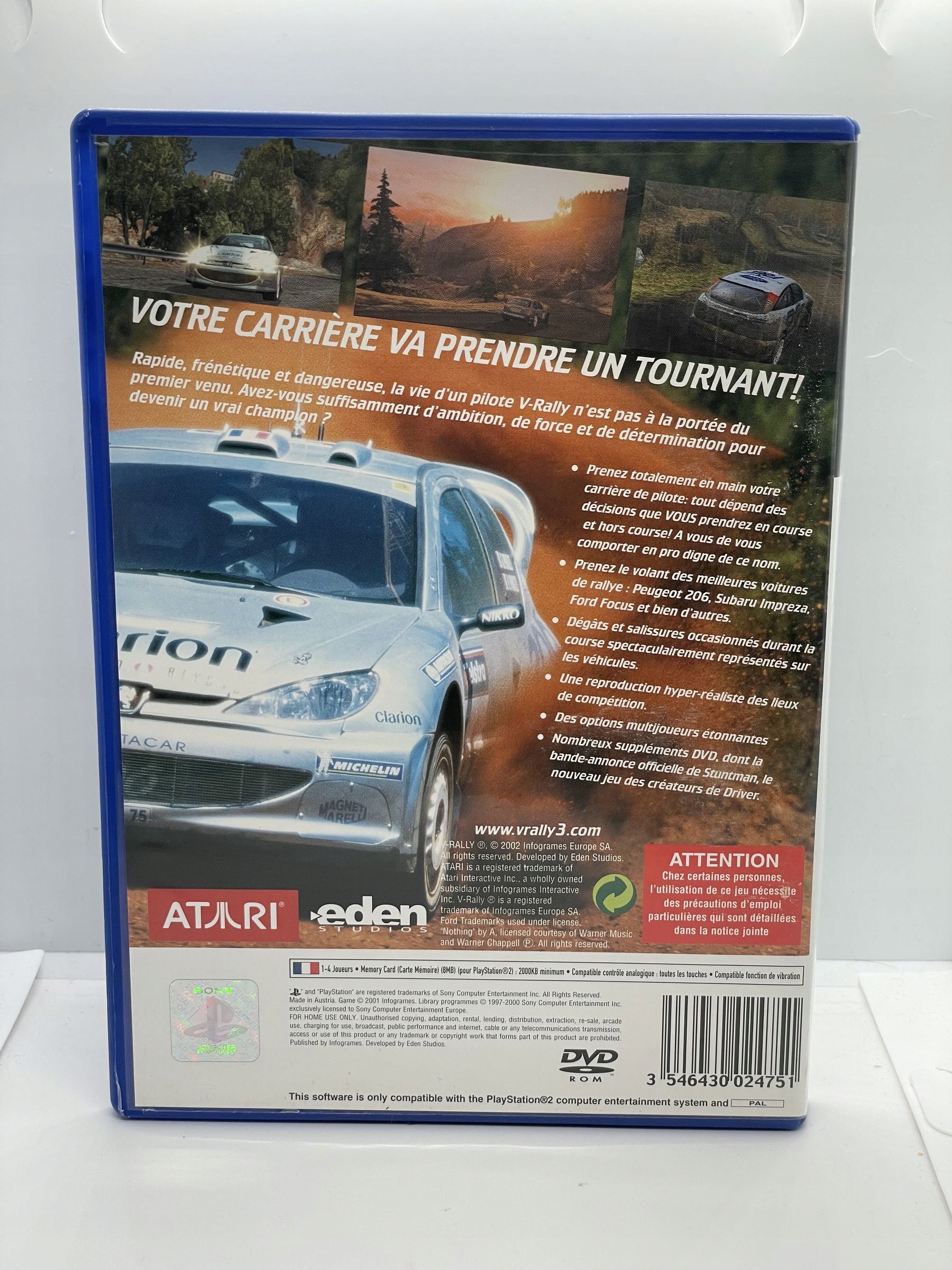 Gra V-Rally 3 PS2 Tematyka gry akcji