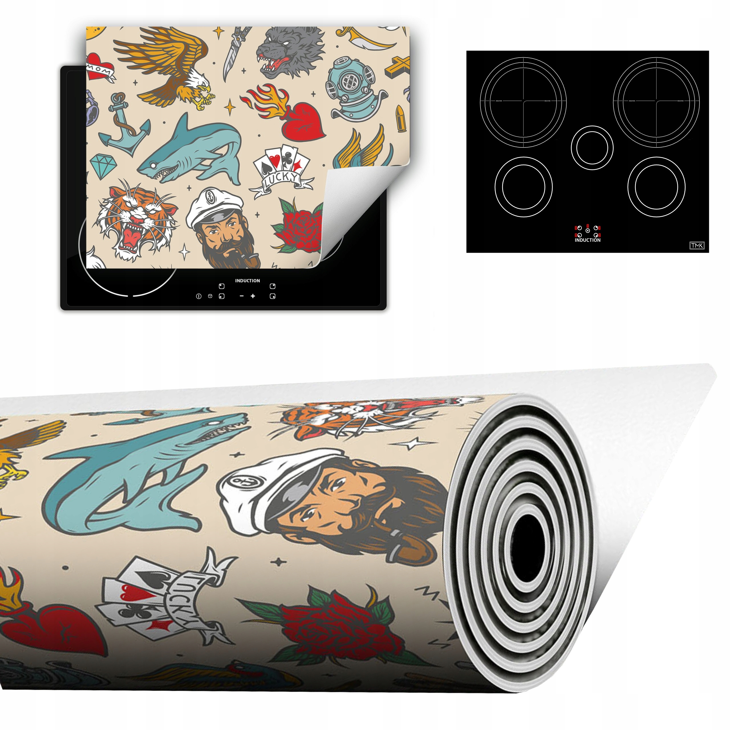 Vinylová Podložka Do Kuchyně Více Místa 70x52 pohádka