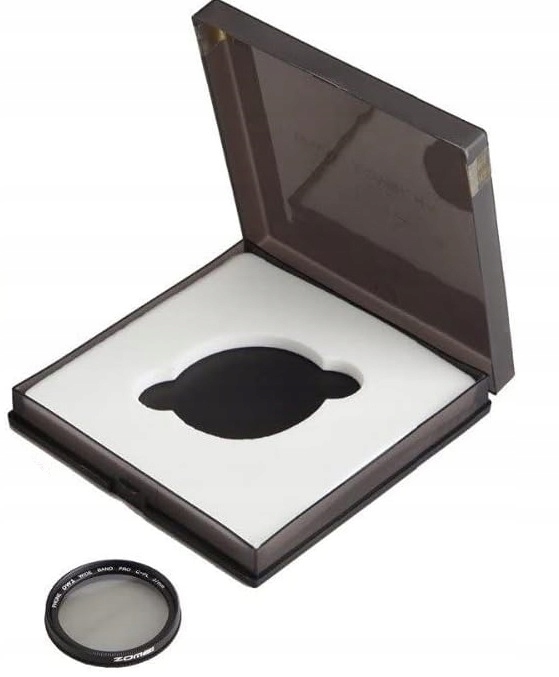 FILTR OBIEKTYWU DO TELEFONU CPL POLARYZACYJNY OKRĄGŁY 37mm Stan opakowania oryginalne