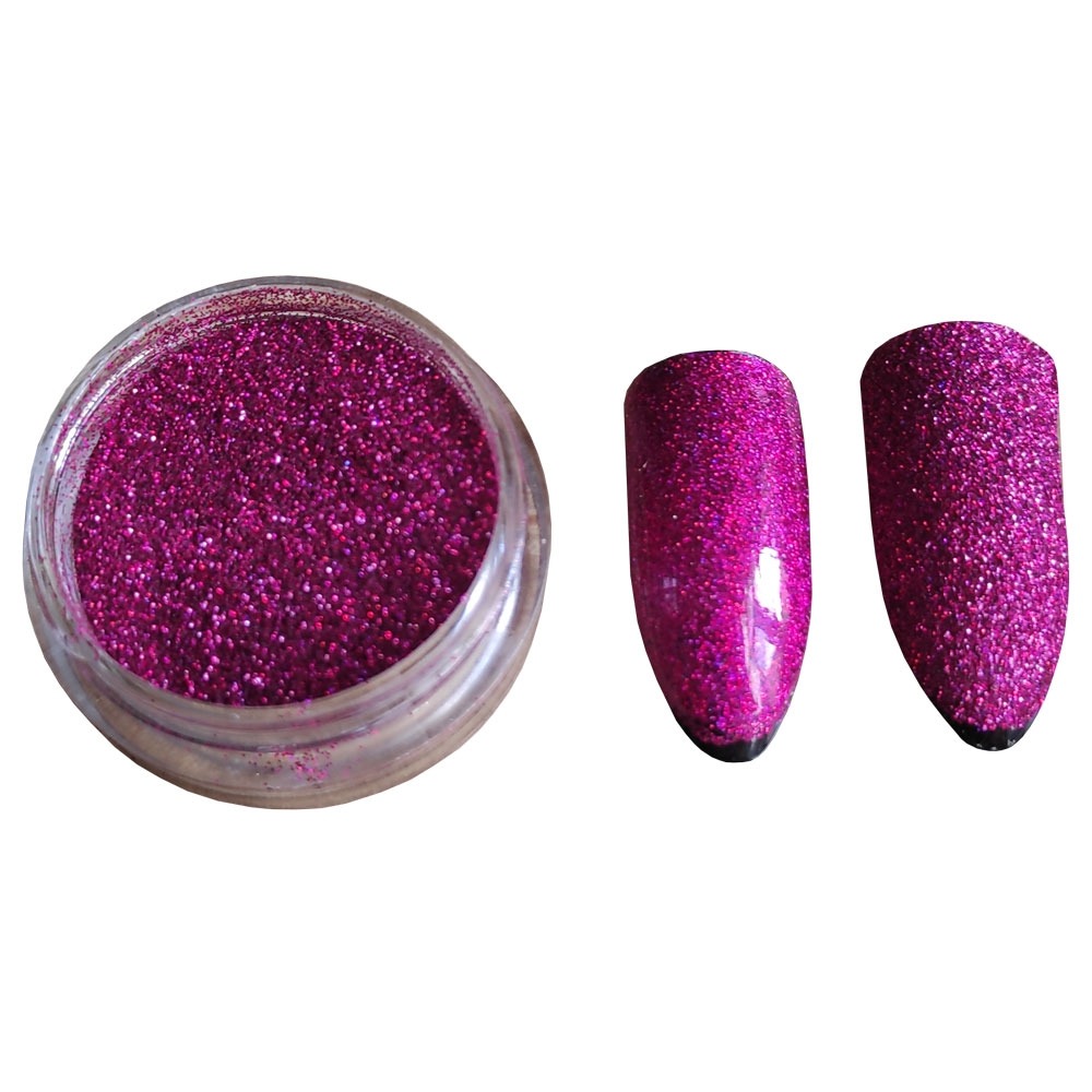 Pyłek brokat duo do zdobienia paznokci - Pink Marka inna marka