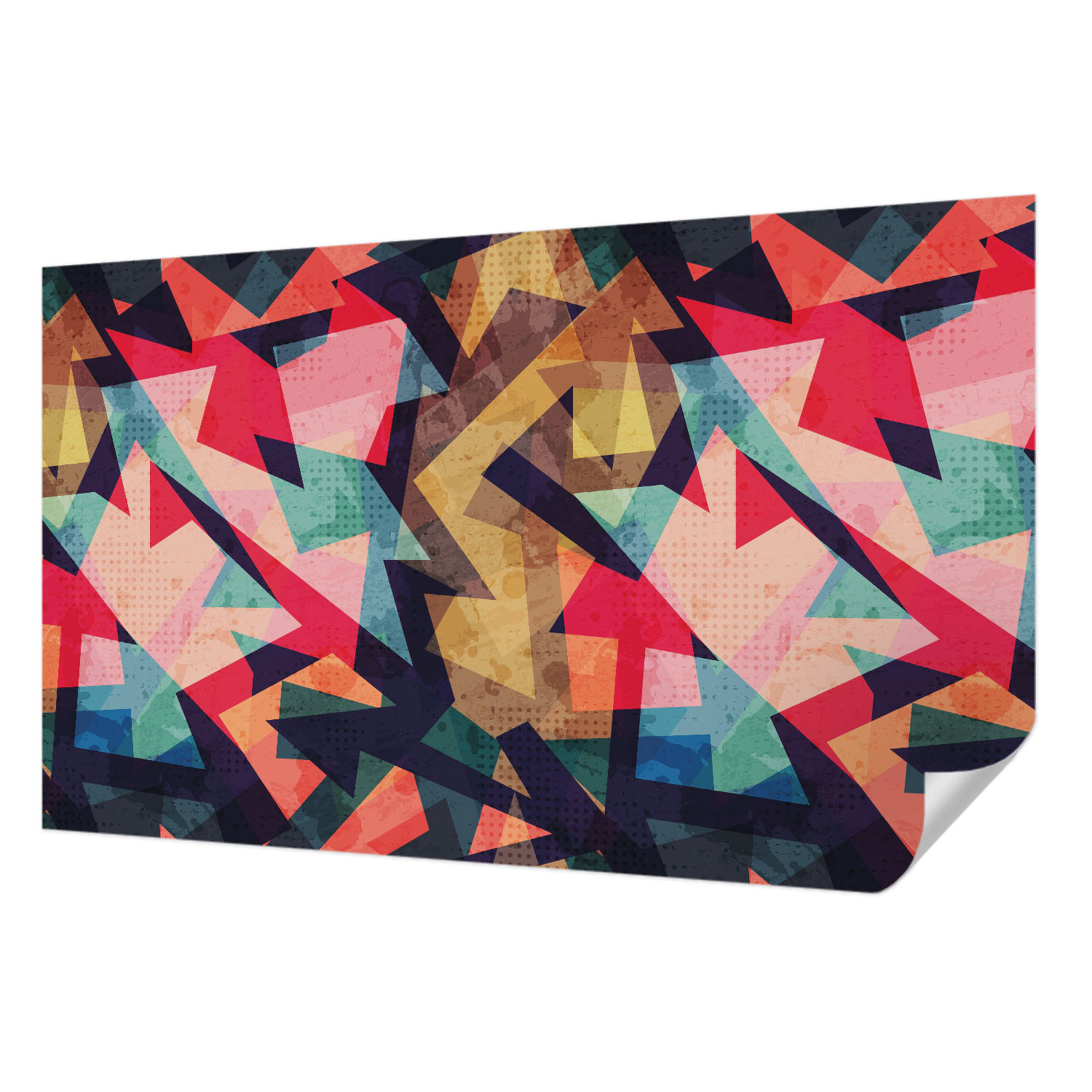 Samolepicí fototapeta Trvalá Nástěnná Dekorace Barevný vzor 416 x 254 cm