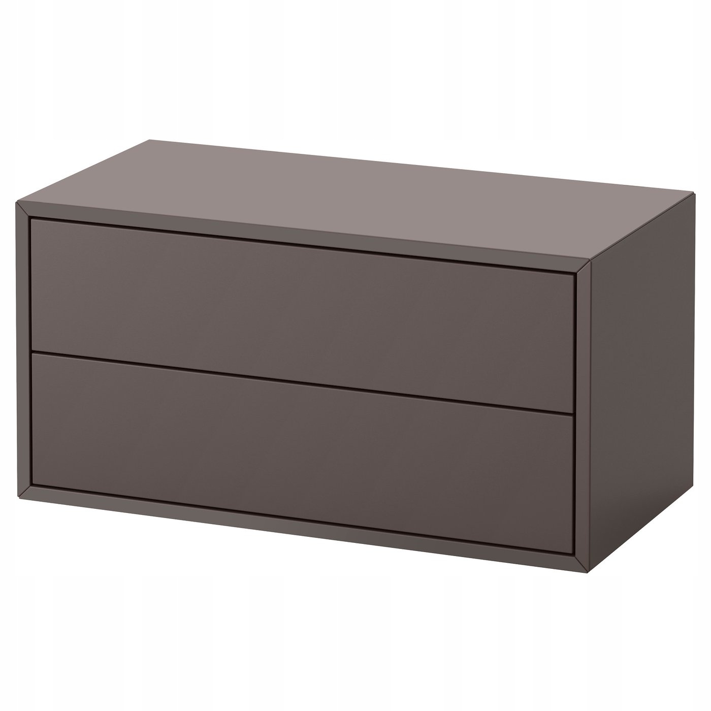 Szafka z 2 szufladami ciemnoszara 70x35x35 cm Eket