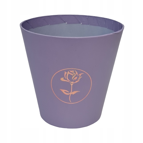 

Flower box pudełko na kwiaty kubeczek fioletowy