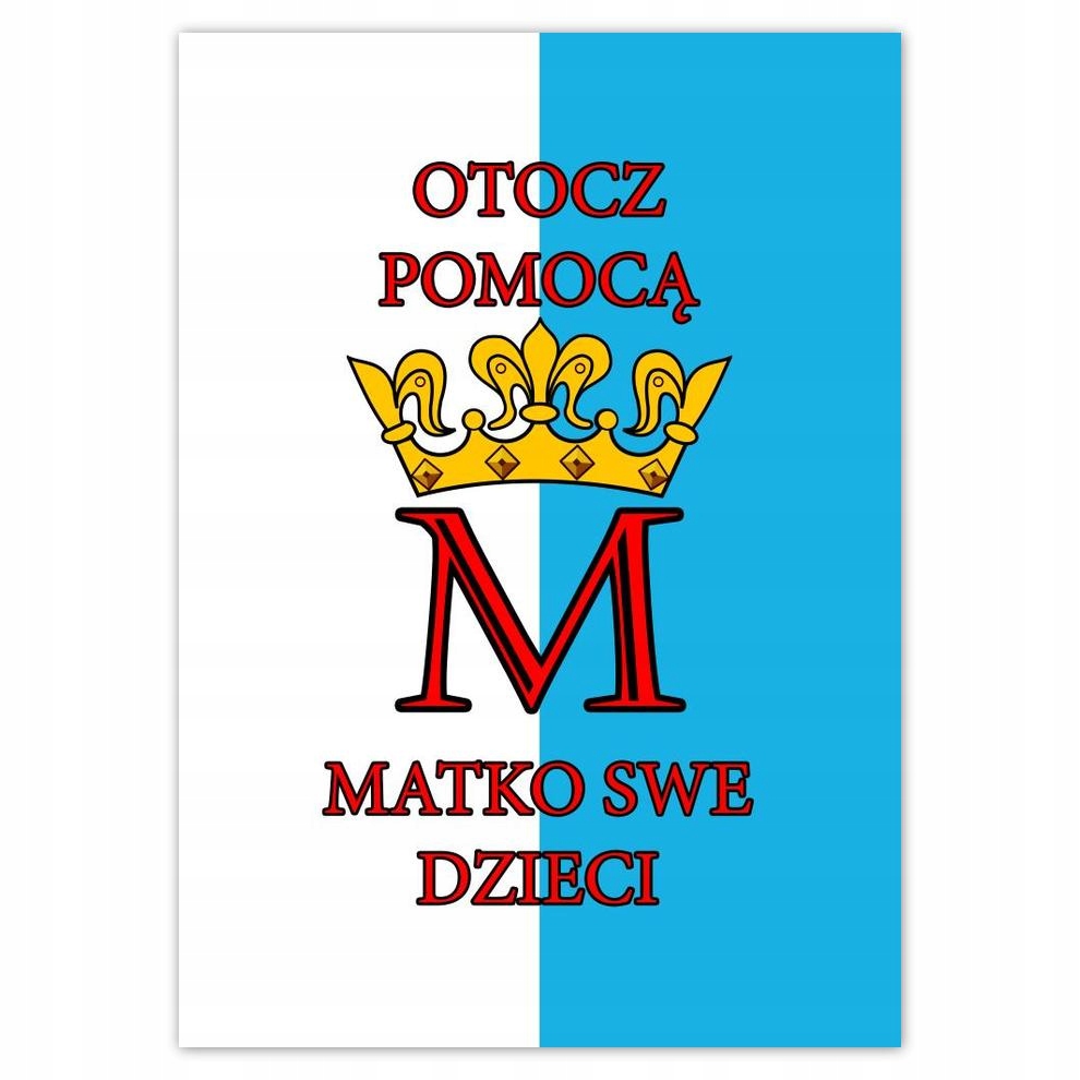 

Plakat 50x70 Otocz pomocą Matko Maryja
