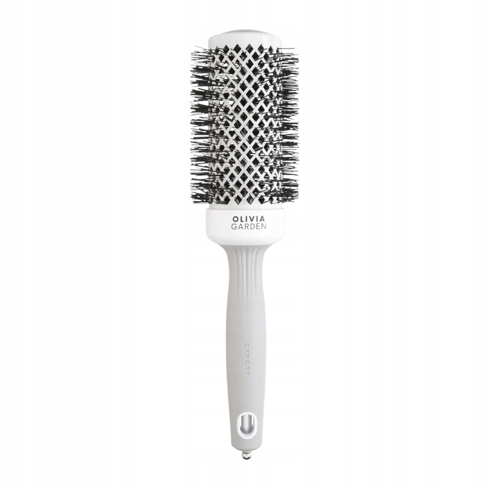 Olivia Garden Blowout Shine Kartáč na vlasy White&Grey 45 mm