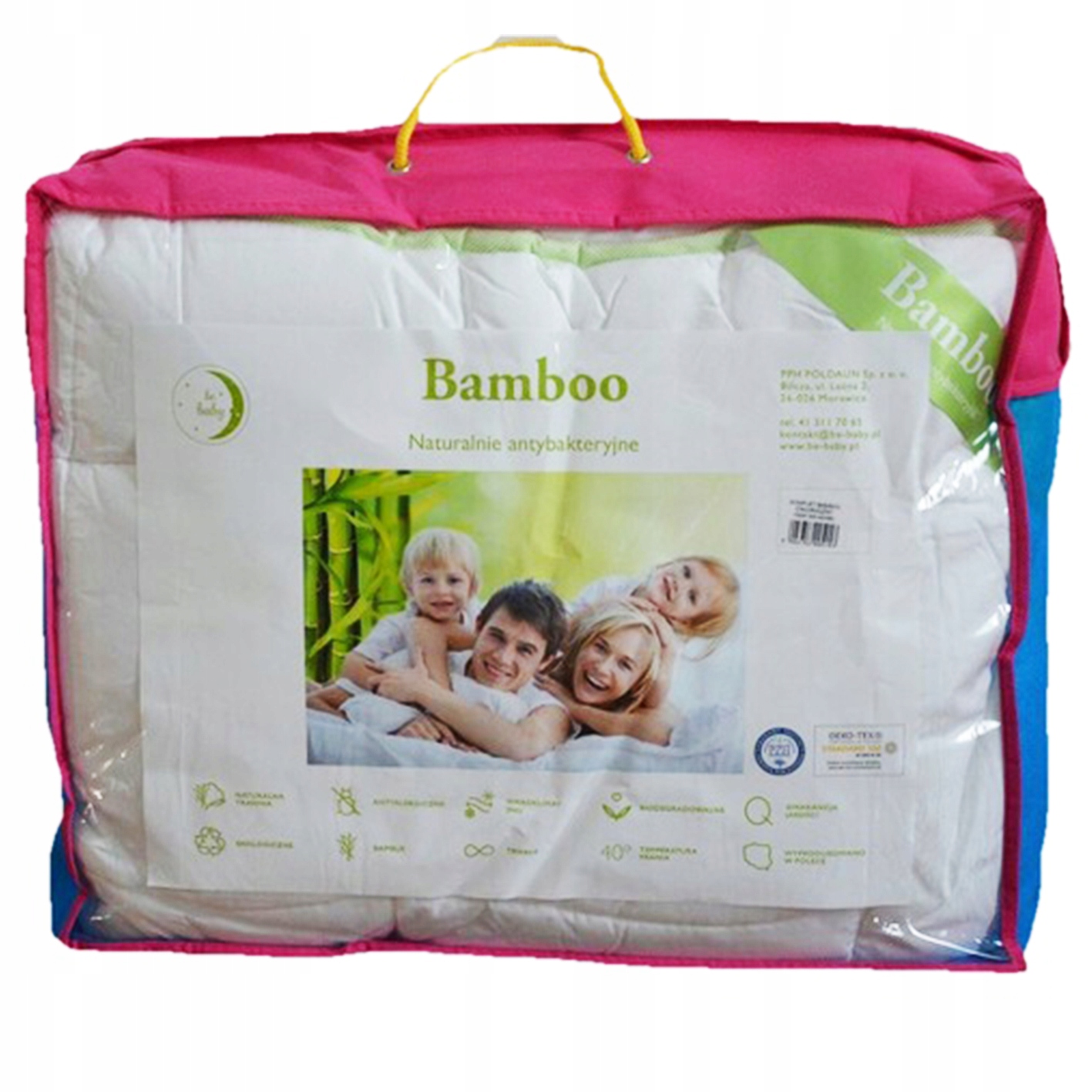 Kołdra bambusowa 100x135 + 40x60 4 pory roku Bamboo Stan opakowania oryginalne
