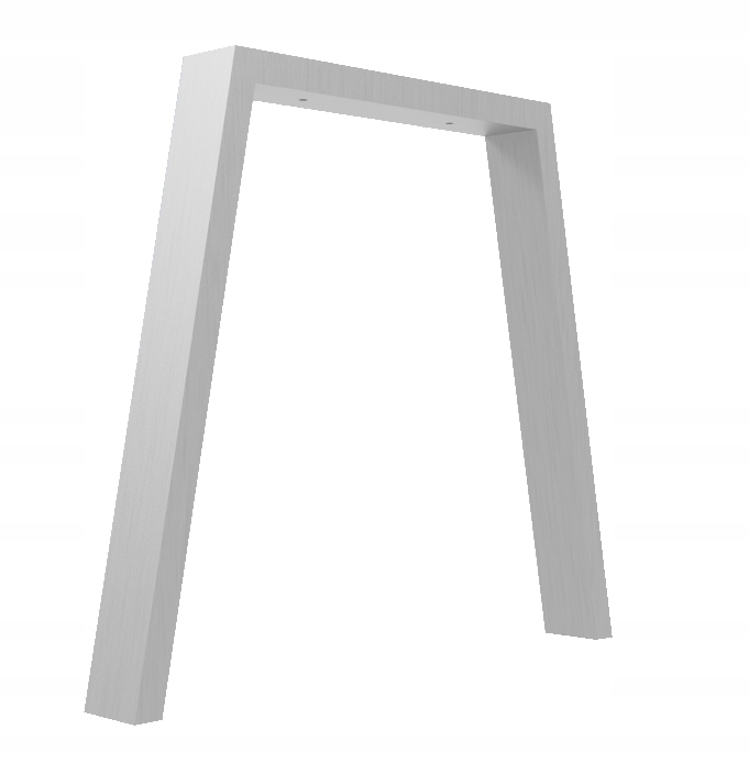 Noha nerezová pre konzolu, rameno, stôl 45x40 cm loft