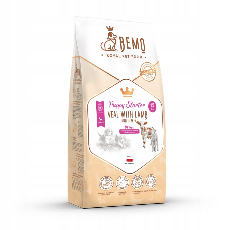 Bemo Puppy Starter dla szczeniąt i suk w ciąży 15 kg