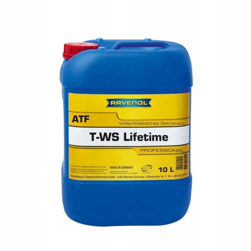 

Ravenol Atf T-ws Lifetime 10L Peugeot 307 308 407