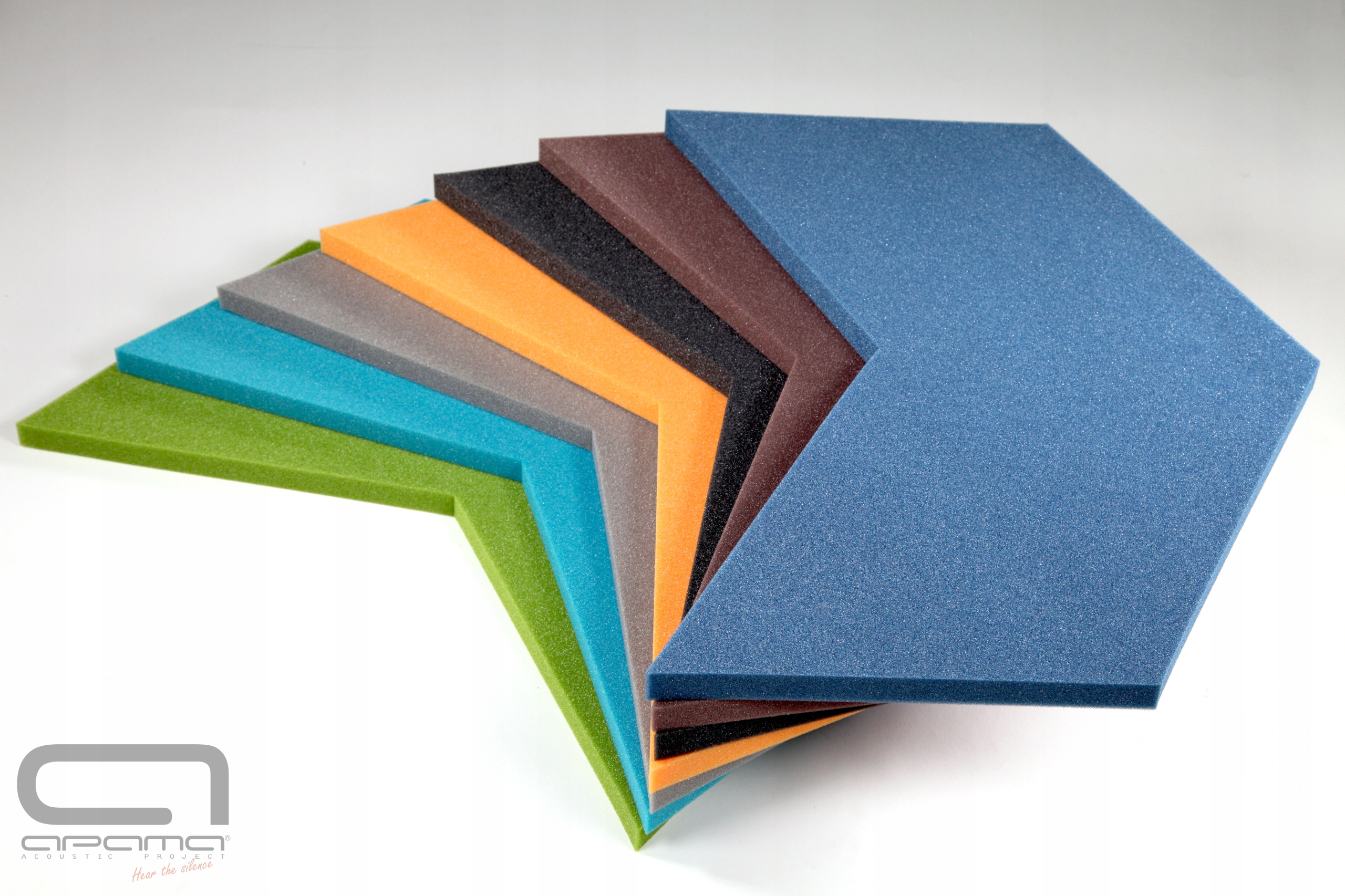 Panel akustyczny ścienny pianka STRZAŁKA 2cm APAMA Długość (cm) 50 cm