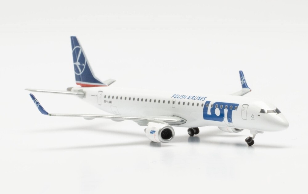 Model letadla Embraer 195 Lot Polish 1:500 Unikát