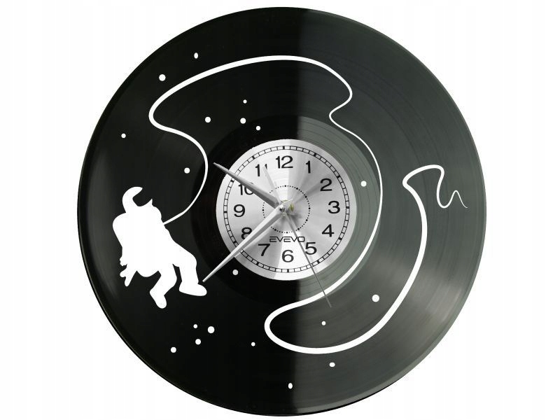 Spaceman Astronauta Spacex Nasa Nástěnné Hodiny Vinylová Deska Dárek