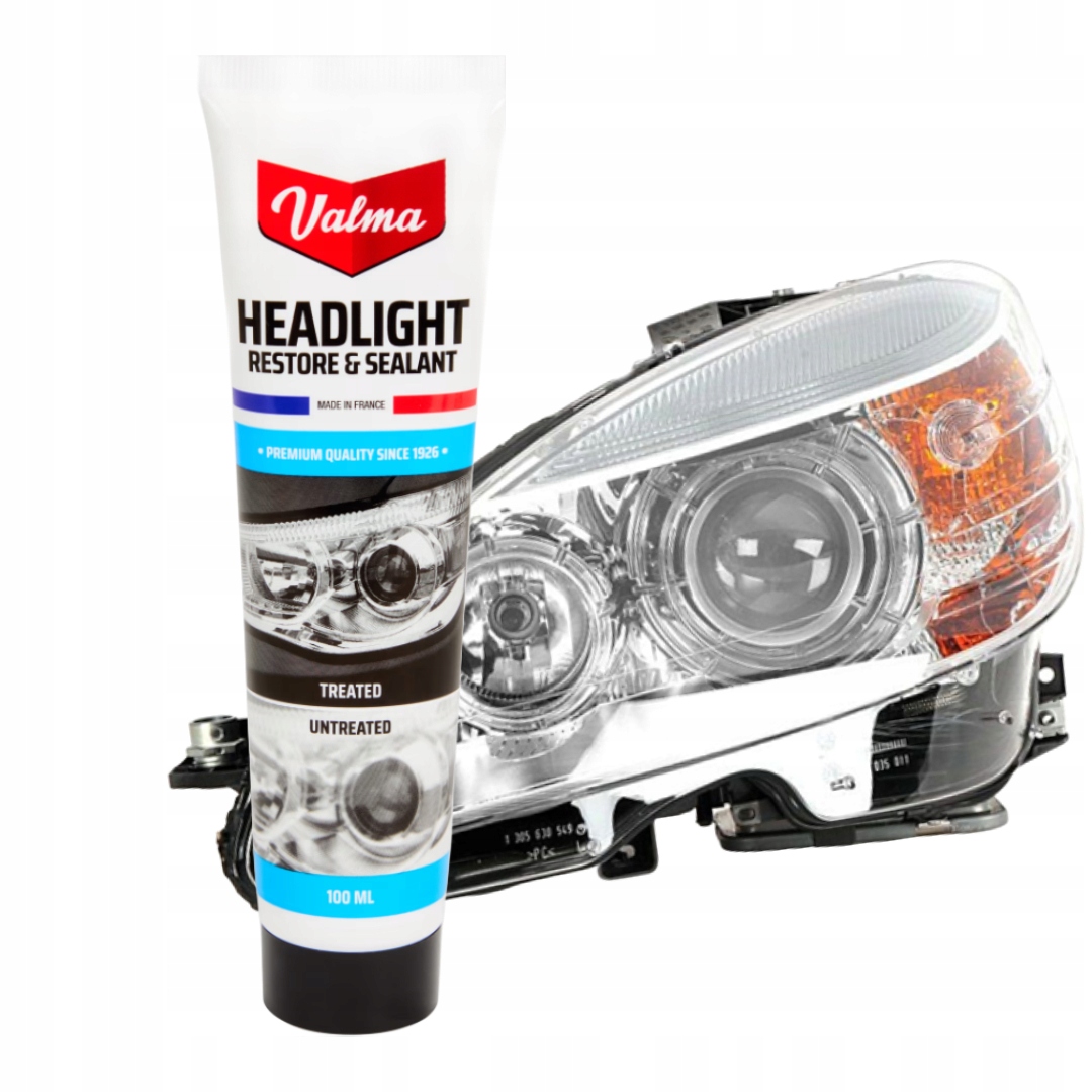 Pasta Do Polerowania Reflektorów Lamp Samochodowych Valma 100ML