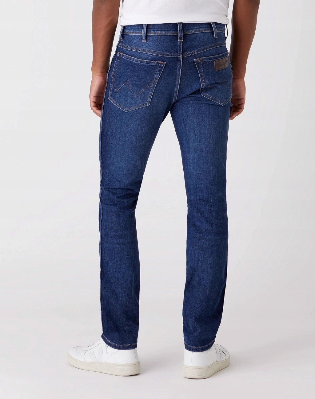 Pánské zúžené džíny Wrangler Texas Slim Velvery Blue W12SAO91Y 38/34