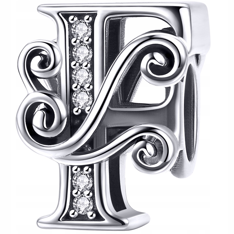 

Charms do Pandora Literka F srebro 925 zawieszka