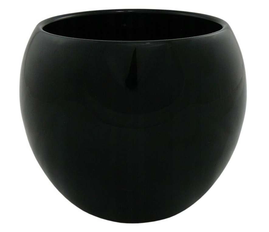 

Doniczka Ceramiczna Osłonka Kula Czarna 20 CM