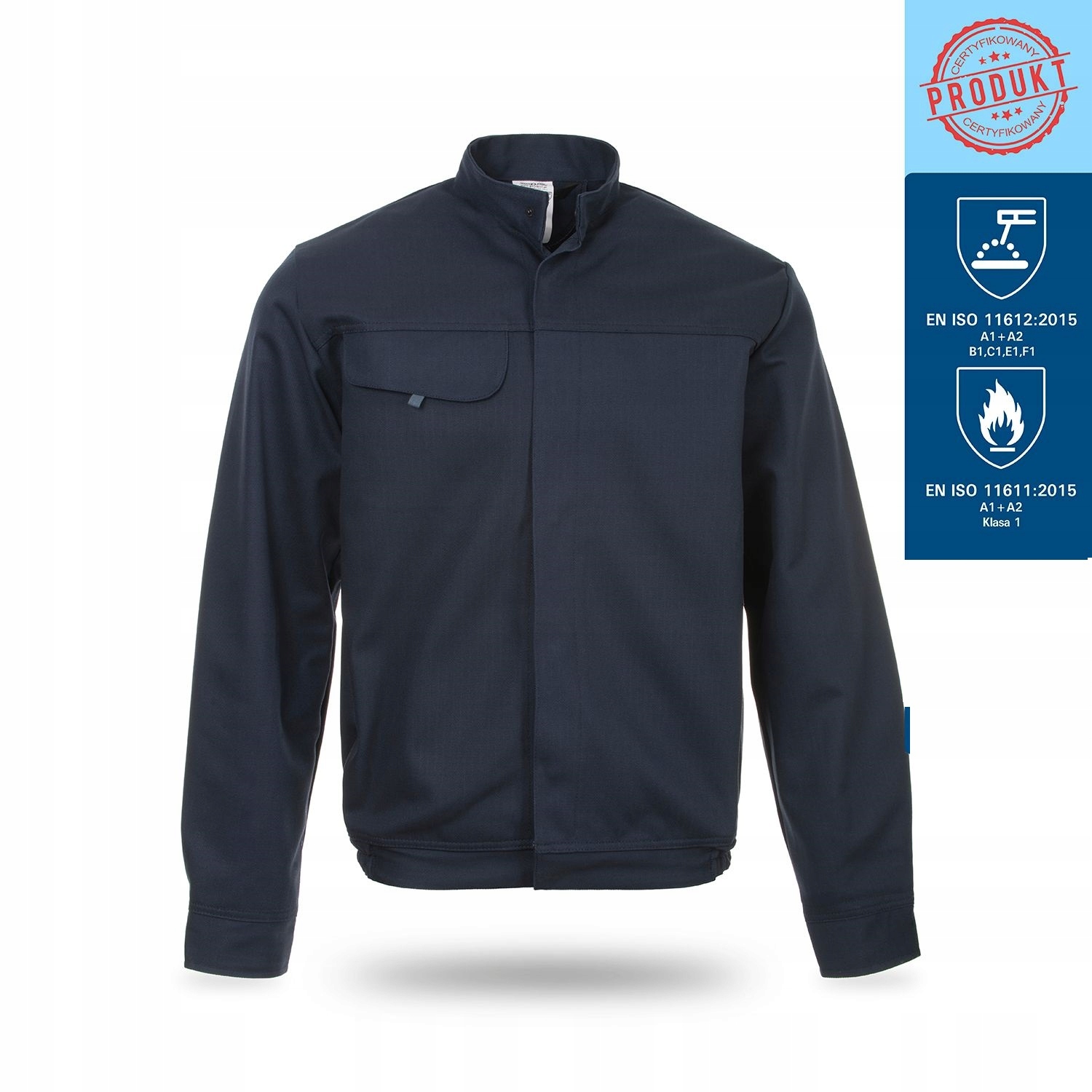 BLUZA SPAWALNICZA TRUDNOPALNA WZMACNIANA 58