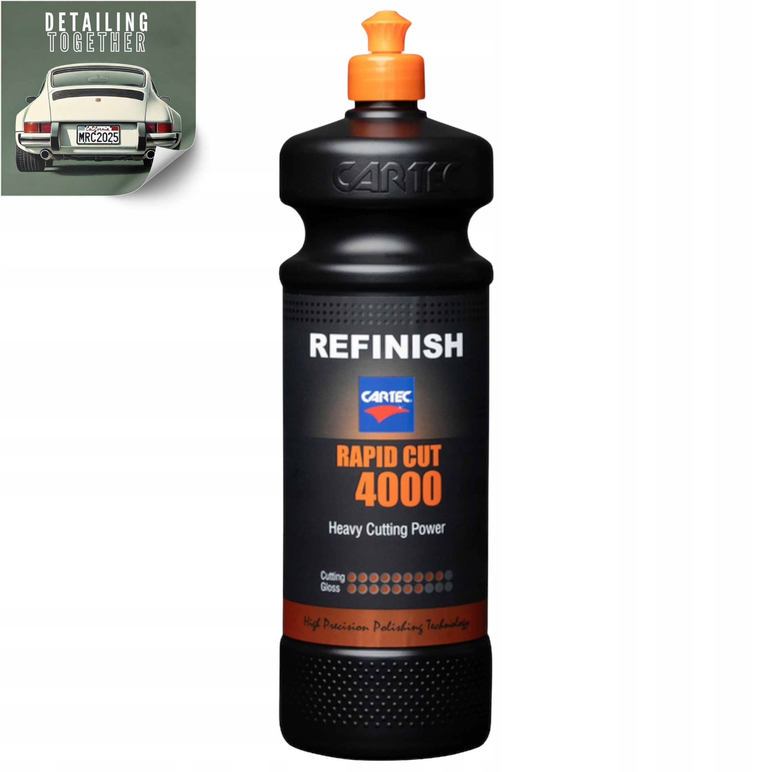 Cartec Rapid Cut 4000 1000 g Pokročilá, silne rezná leštiaca pasta do auta