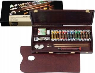 Olejové barvy Traditional Box, Rembrandt kazeta