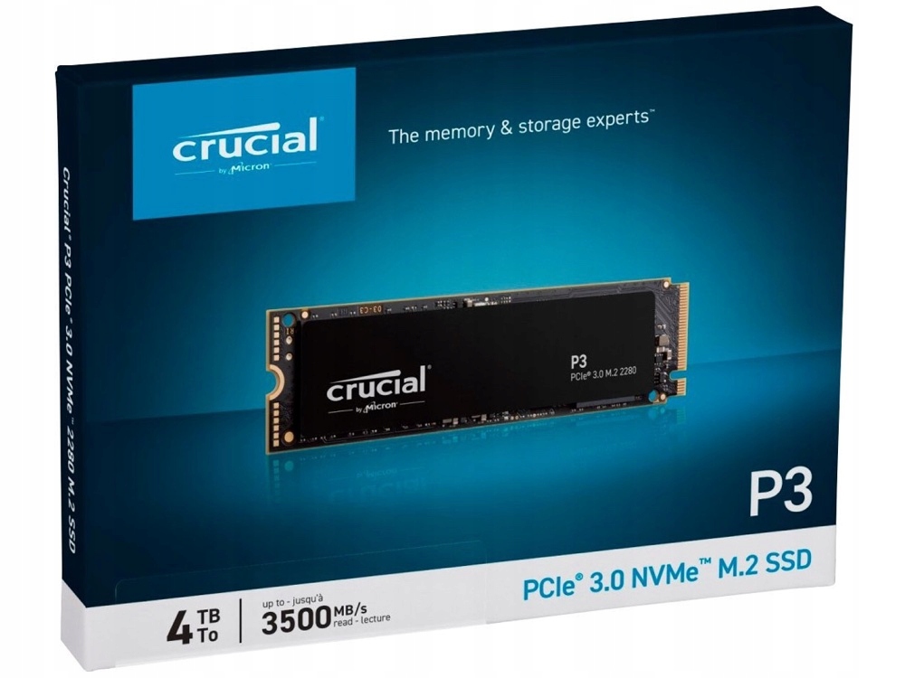 Dysk Ssd Crucial P3 (4TB)