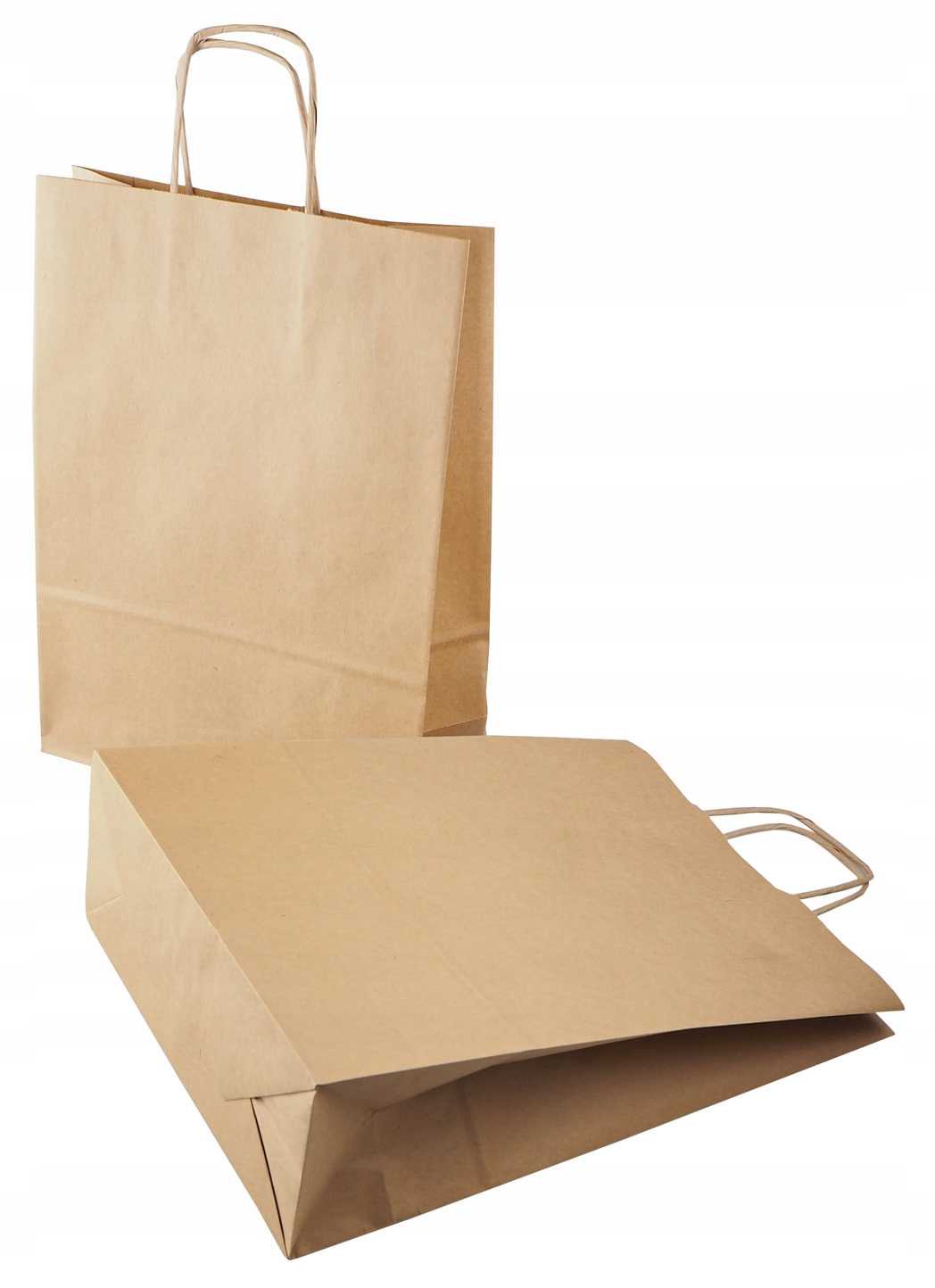 

Torba papierowa z uchem 24/10/32cm Szara 1szt